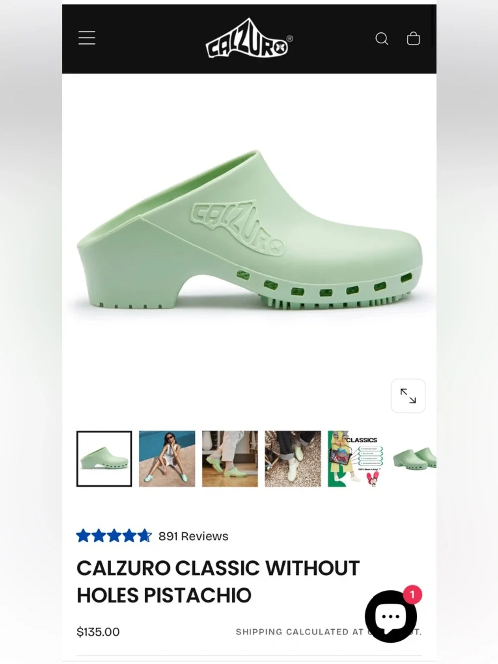 Calzuro Pistachio Green Slip-On Clog - Picture 9 of 10